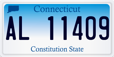 CT license plate AL11409