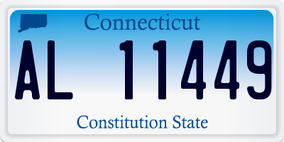 CT license plate AL11449