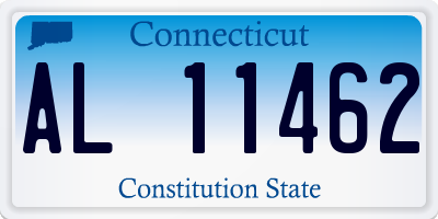 CT license plate AL11462