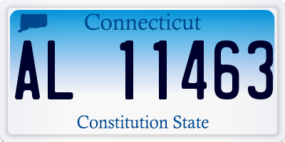 CT license plate AL11463