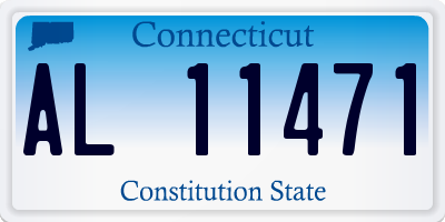 CT license plate AL11471