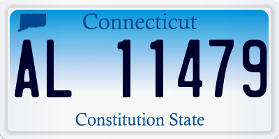 CT license plate AL11479