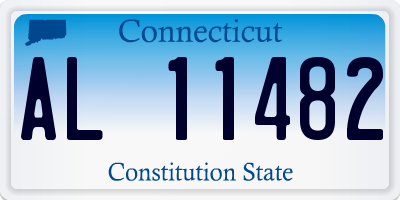 CT license plate AL11482