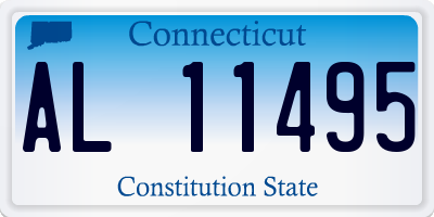 CT license plate AL11495