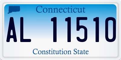 CT license plate AL11510