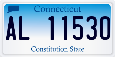 CT license plate AL11530