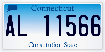 CT license plate AL11566