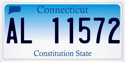 CT license plate AL11572