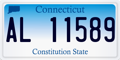 CT license plate AL11589