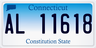 CT license plate AL11618