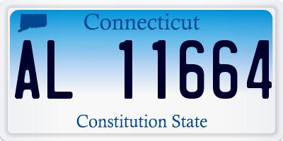 CT license plate AL11664