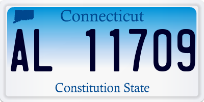 CT license plate AL11709