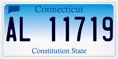 CT license plate AL11719