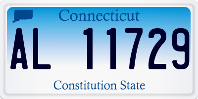 CT license plate AL11729