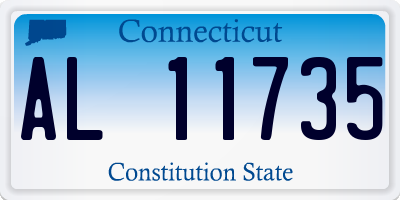 CT license plate AL11735