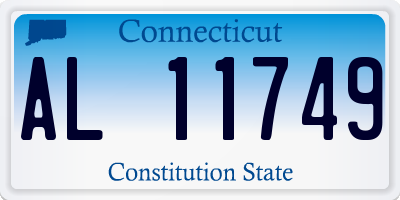 CT license plate AL11749