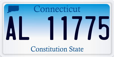 CT license plate AL11775