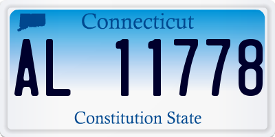 CT license plate AL11778