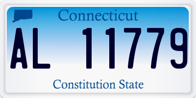 CT license plate AL11779
