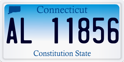 CT license plate AL11856