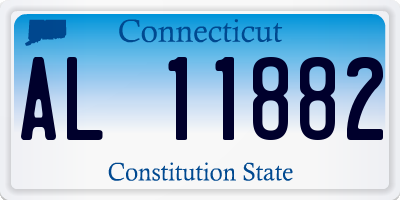 CT license plate AL11882