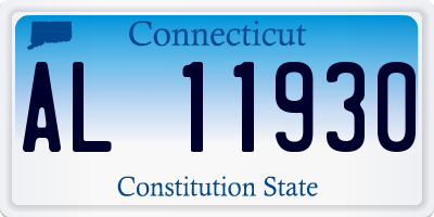 CT license plate AL11930