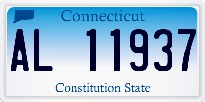 CT license plate AL11937