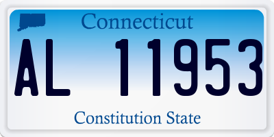 CT license plate AL11953