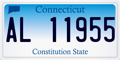 CT license plate AL11955