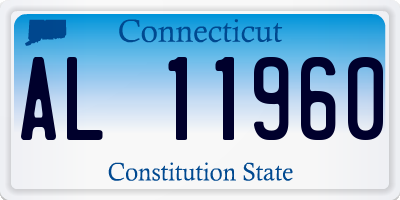 CT license plate AL11960