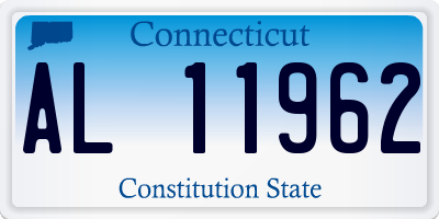 CT license plate AL11962