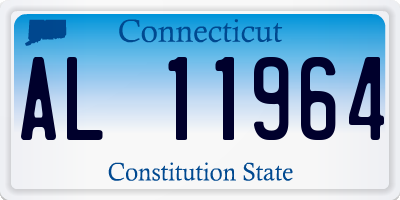 CT license plate AL11964