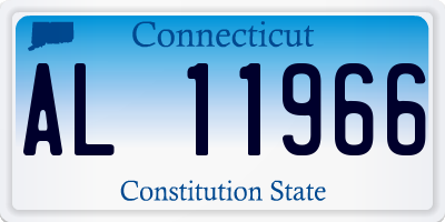 CT license plate AL11966