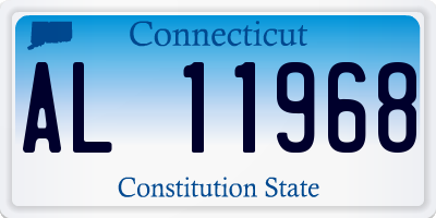 CT license plate AL11968