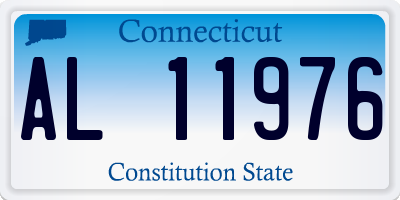 CT license plate AL11976