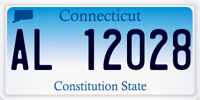 CT license plate AL12028