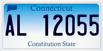 CT license plate AL12055