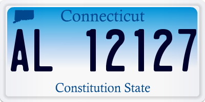 CT license plate AL12127