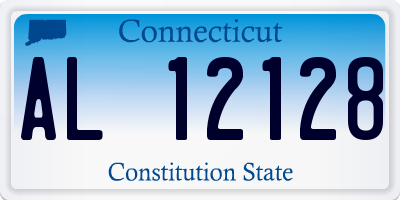 CT license plate AL12128