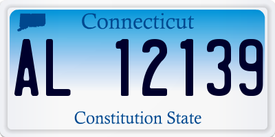 CT license plate AL12139
