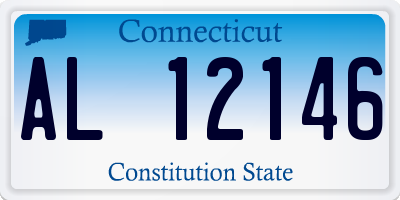 CT license plate AL12146