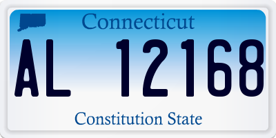 CT license plate AL12168