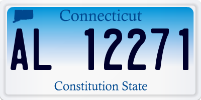 CT license plate AL12271