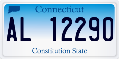 CT license plate AL12290