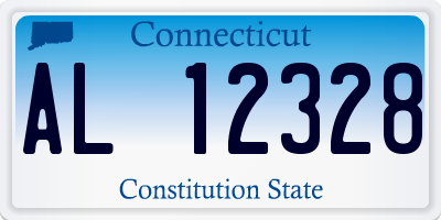 CT license plate AL12328