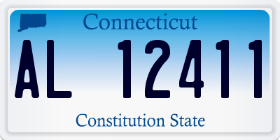 CT license plate AL12411
