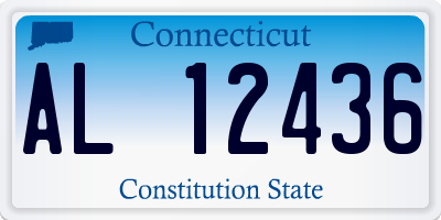 CT license plate AL12436