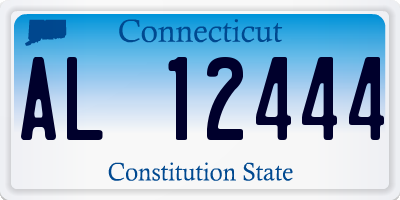 CT license plate AL12444