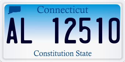 CT license plate AL12510