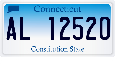 CT license plate AL12520